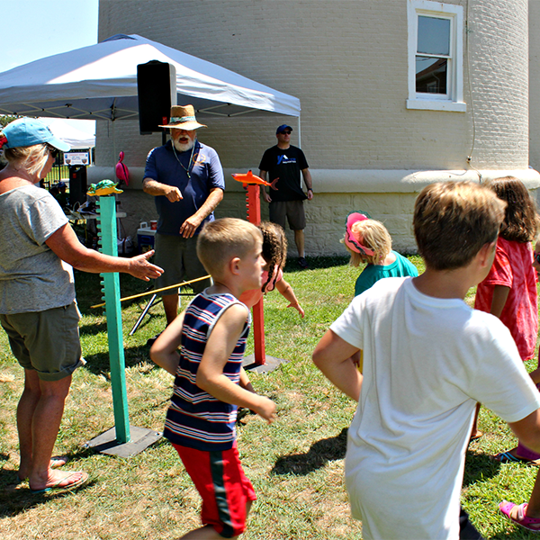 Lighthouse-Family Fun Day-kids 600×600 Family fun day at the cape may lighthouse with kids playing games