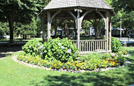 gazebo garden at the emlen physick estate