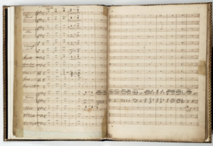 photo of sheet music