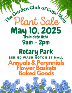garden club plant sale poster