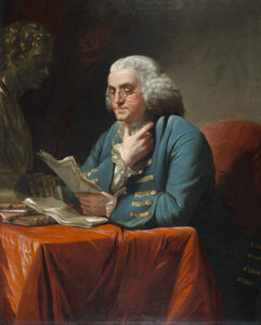 portrait od benjamin franklin