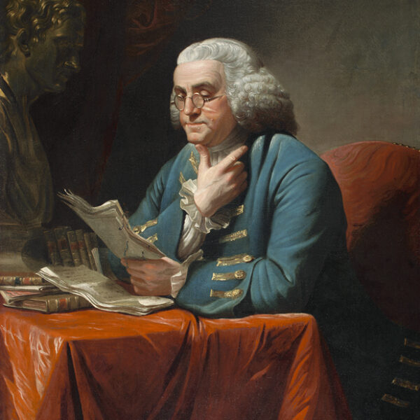 portrait od benjamin franklin
