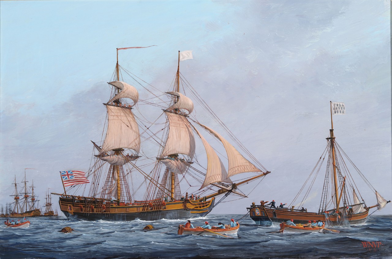 a photo of the ship the USS Reprisal in the Revolutionary War