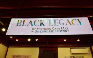 black legacy exhibit sign