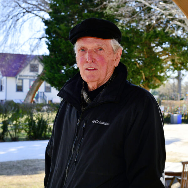 a photo of a man outside